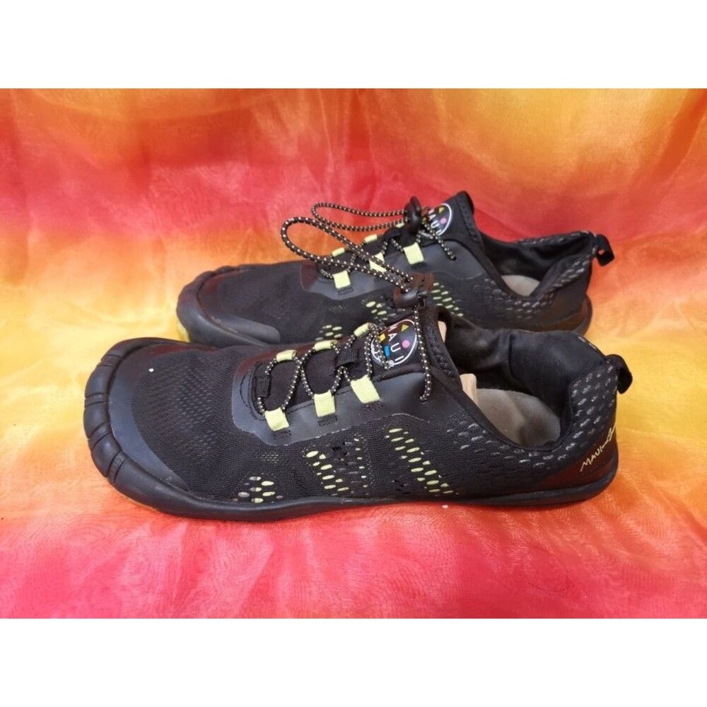 Pre owned Men Maui and Sons Water Black Drawstring Closur Beach Surf Shoes Sz 12